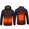 New Heated Jacket Coat USB Electric Jacket Men's Clothes Winter
