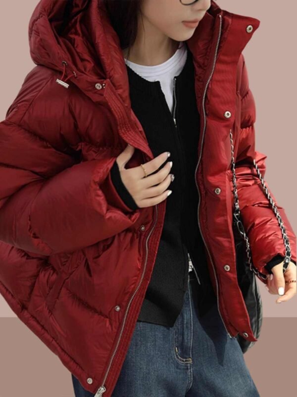 EHigh-grade Loose Hooded Thermal Jacket
