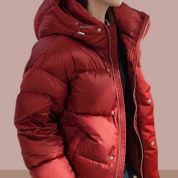 EHigh-grade Loose Hooded Thermal Jacket