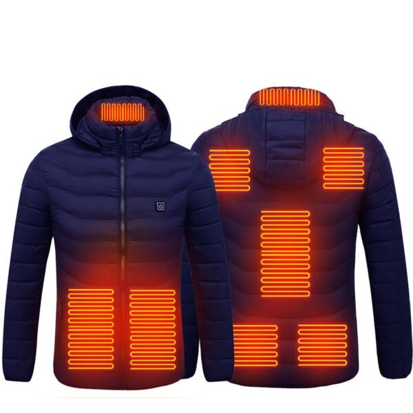 New Heated Jacket Coat USB Electric Jacket Men's Clothes Winter