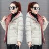 New Down Cotton Jacket Winter Coat Women's Clothing Loose Thick